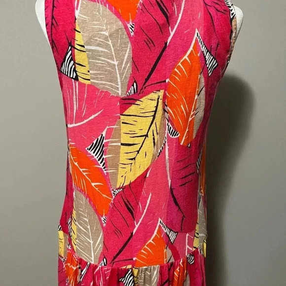 NIC+ZOE Feather Leaves Sleeveless Dress - Picture 7 of 12